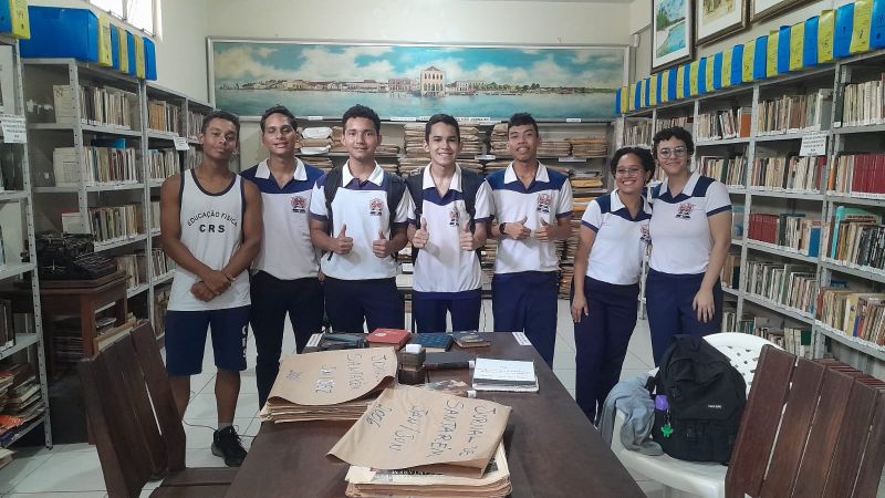 Alunos do Colégio Rodrigues dos Santos